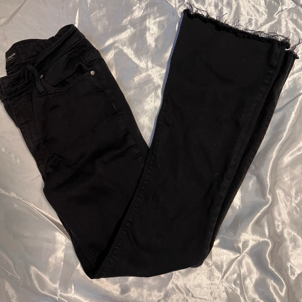 black orchid black flared jeans, super soft and comfortable!